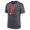 San Francisco Giants Nike Authentic Collection Velocity Dri-FIT T-Shirt - Black - Side View