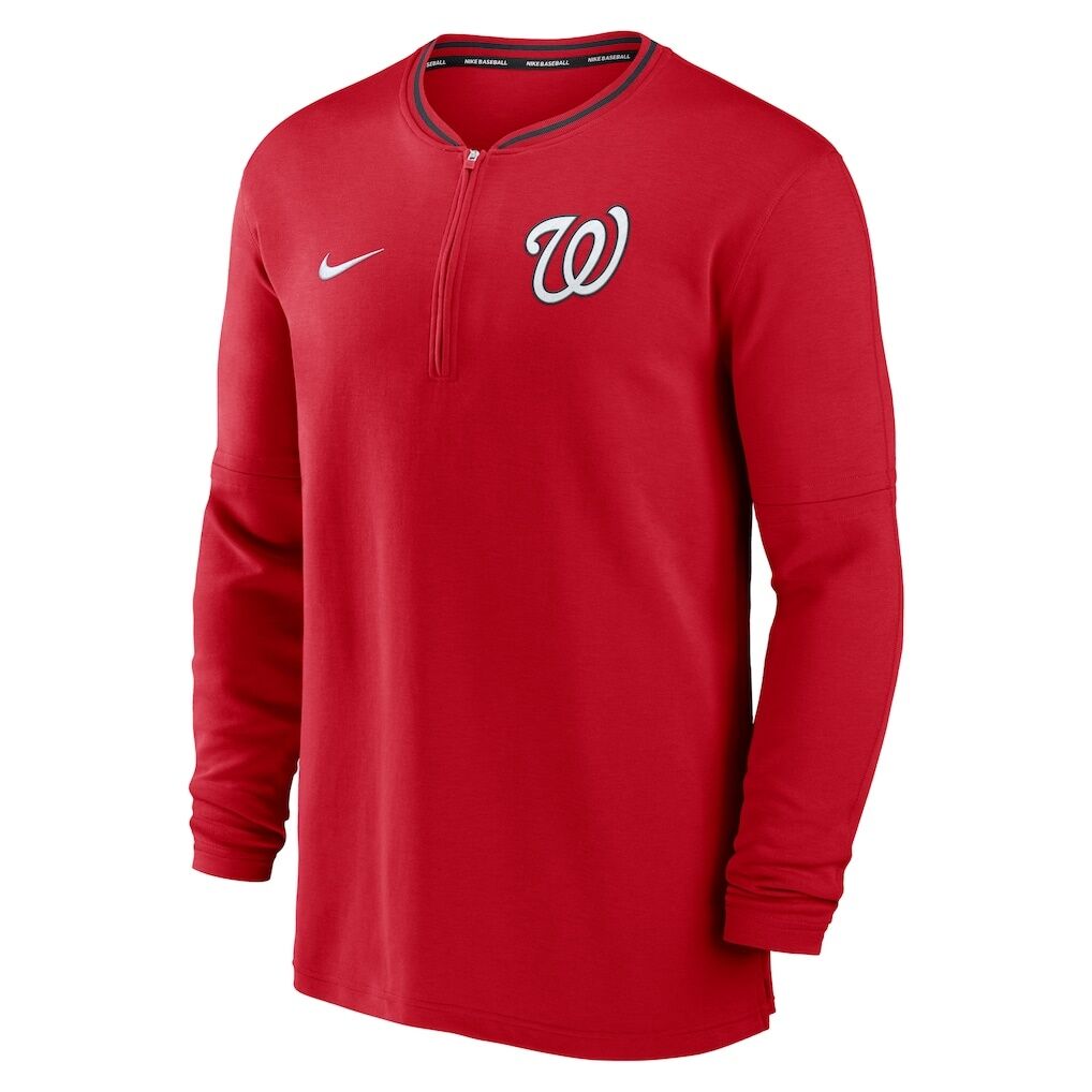 Washington Nationals Nike Authentic Collection Performance Half-Zip Top