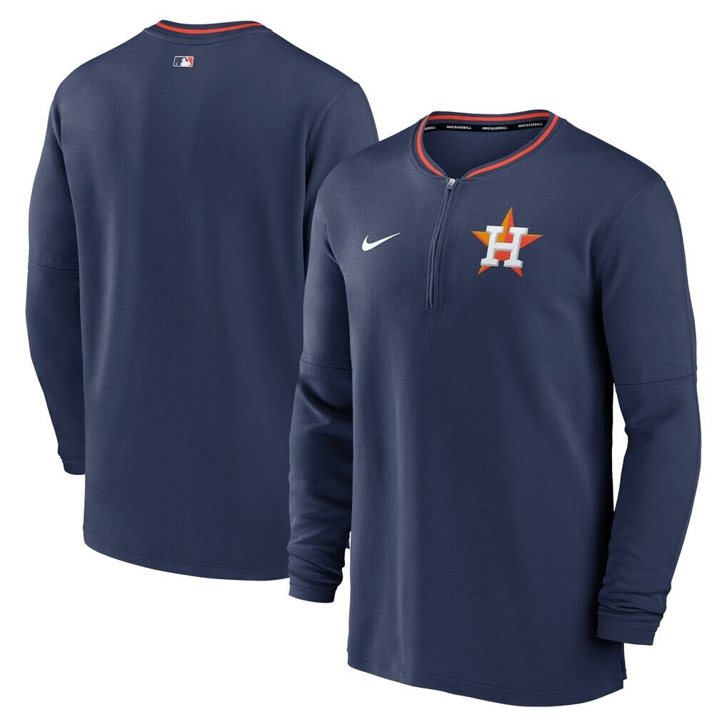 Houston Astros Nike Authentic Collection Performance Half-Zip Top
