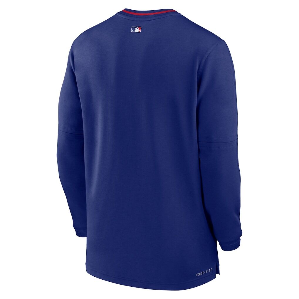 Texas Rangers Nike Authentic Collection Performance Half-Zip Pullover – Royal