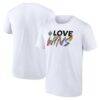 Connecticut Sun Love Wins T-Shirt - White - Front View