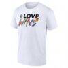 Connecticut Sun Love Wins T-Shirt - White - Side View