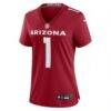 Number 1 Bride Arizona Cardinals Nike Women's Game Jersey - - Side View