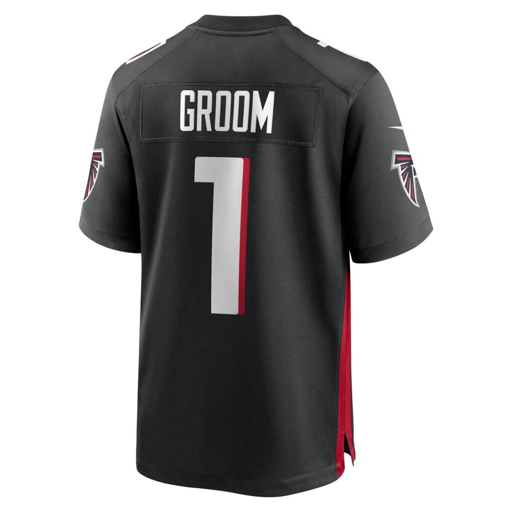 Number 1 Groom Atlanta Falcons Nike Game Jersey