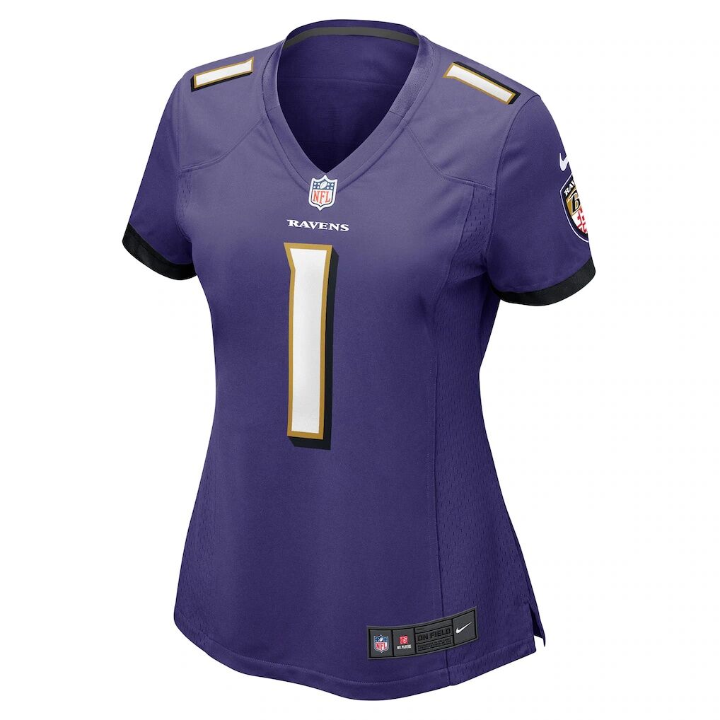 Number 1 Bride Baltimore Ravens Nike Women's Game Jersey