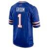 Number 1 Groom Buffalo Bills Nike Game Jersey - - Detail View