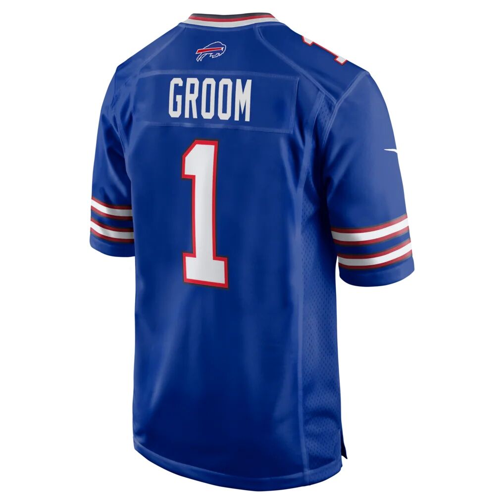 Number 1 Groom Buffalo Bills Nike Game Jersey - Royal