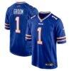 Number 1 Groom Buffalo Bills Nike Game Jersey - - Front View