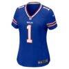 Number 1 Bride Buffalo Bills Nike Women's Game Jersey - - Side View