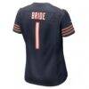 Number 1 Bride Chicago Bears Nike Women's Game Jersey - Navy - Detail View