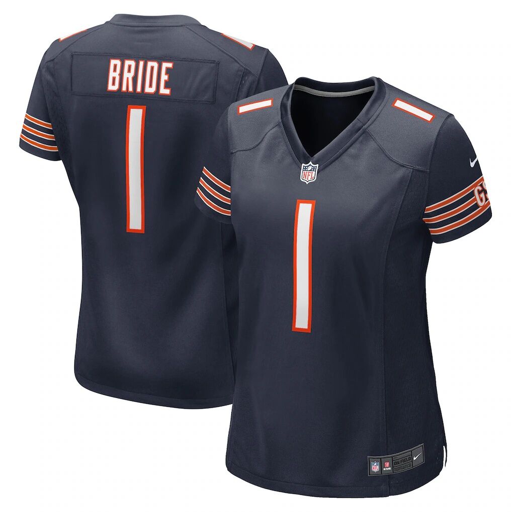 Number 1 Bride Chicago Bears Nike Women's Game Jersey