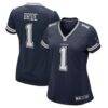 Number 1 Bride Dallas Cowboys Nike Women's Game Jersey - Navy - Front View