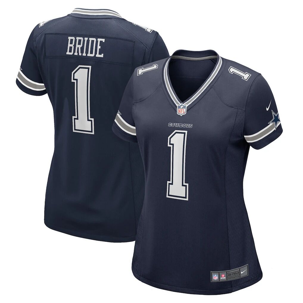 Number 1 Bride Dallas Cowboys Nike Women's Game Jersey