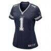 Number 1 Bride Dallas Cowboys Nike Women's Game Jersey - Navy - Side View