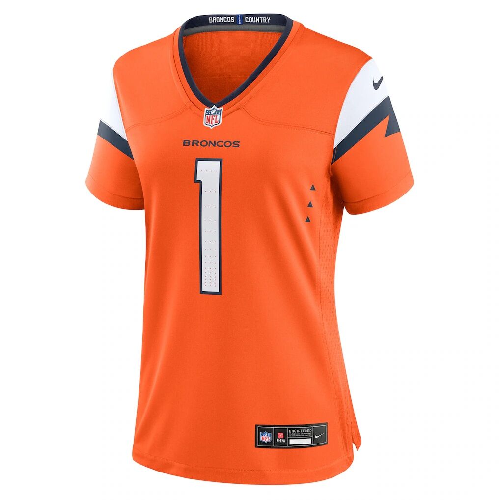 Number 1 Bride Denver Broncos Nike Women's Game Jersey