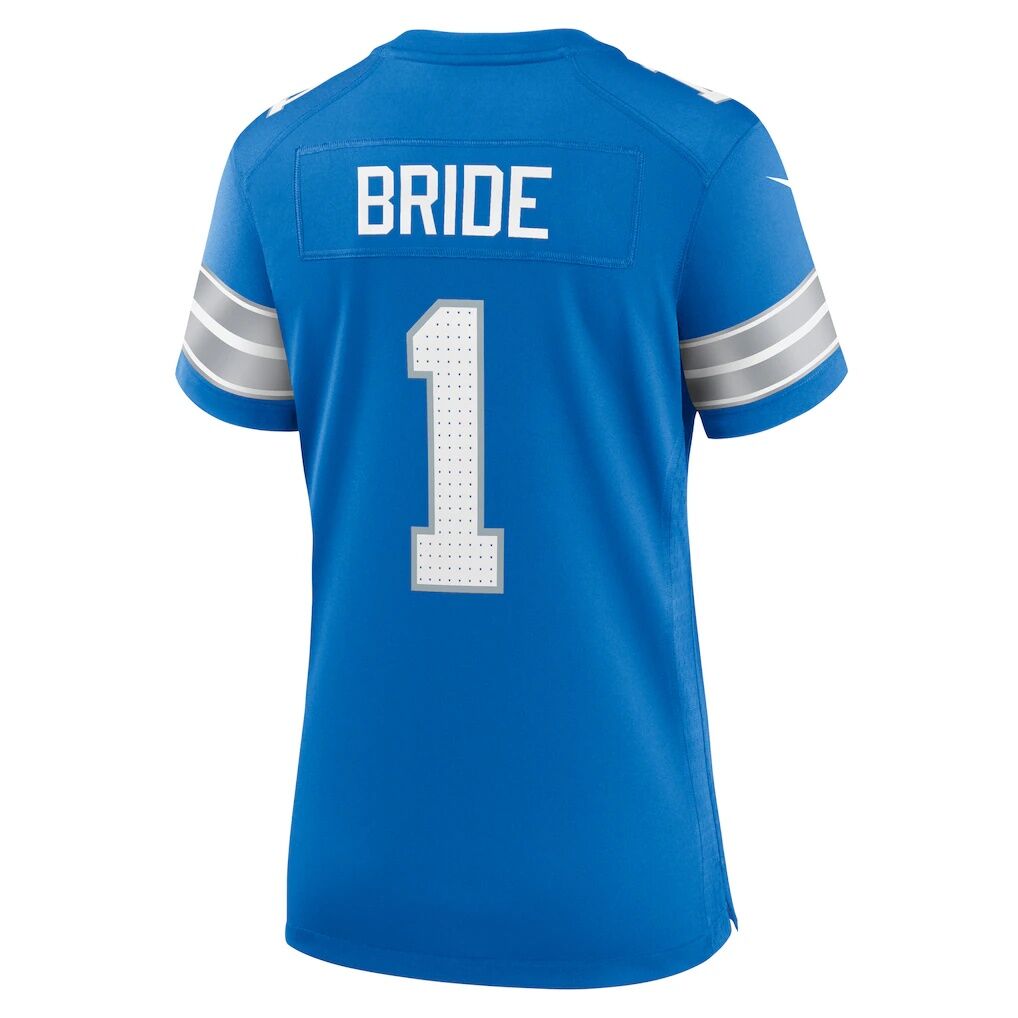 Number 1 Bride Detroit Lions Nike Women's Game Jersey