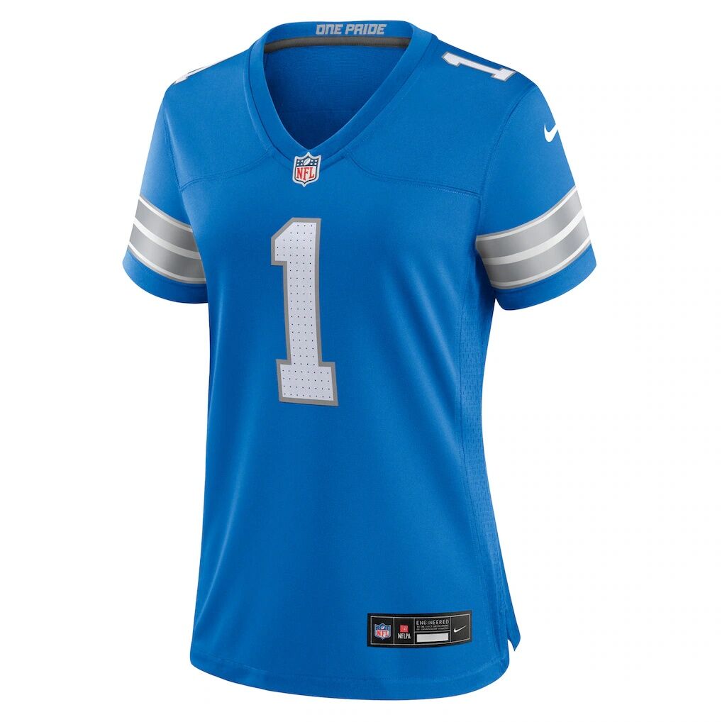 Number 1 Bride Detroit Lions Nike Women's Game Jersey