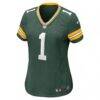 Number 1 Bride Green Bay Packers Nike Women's Game Jersey - Green - Side View