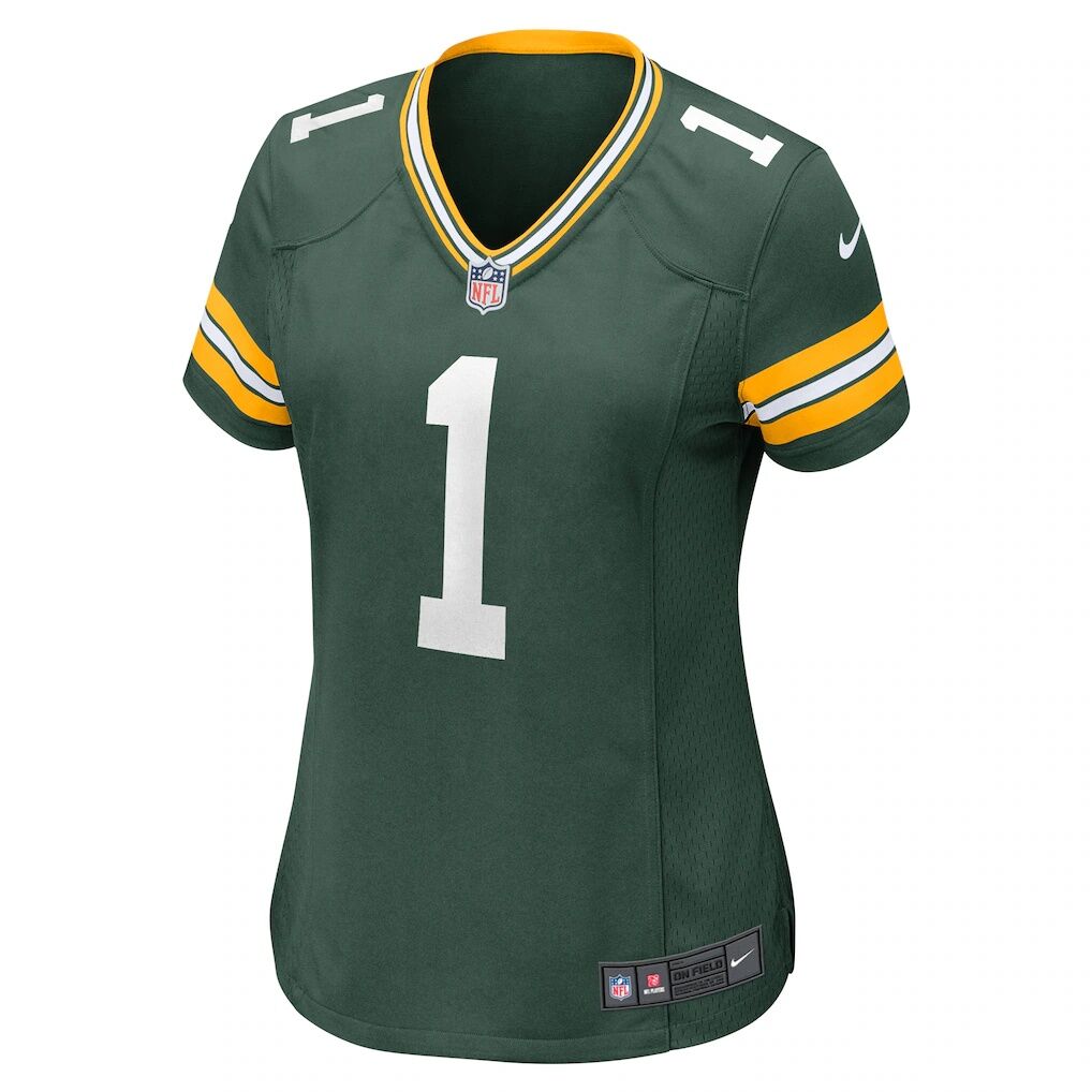 Number 1 Bride Green Bay Packers Nike Women's Game Jersey