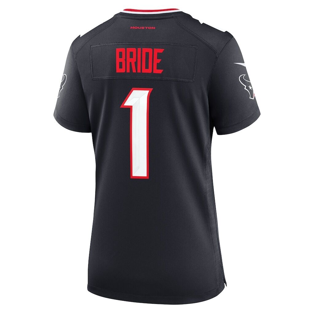 Number 1 Bride Houston Texans Nike Women’s Game Jersey