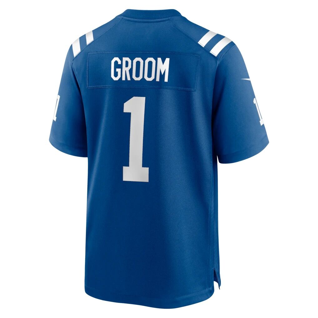 Number 1 Groom Indianapolis Colts Nike Game Jersey - Royal