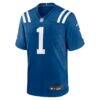 Number 1 Groom Indianapolis Colts Nike Game Jersey - - Side View