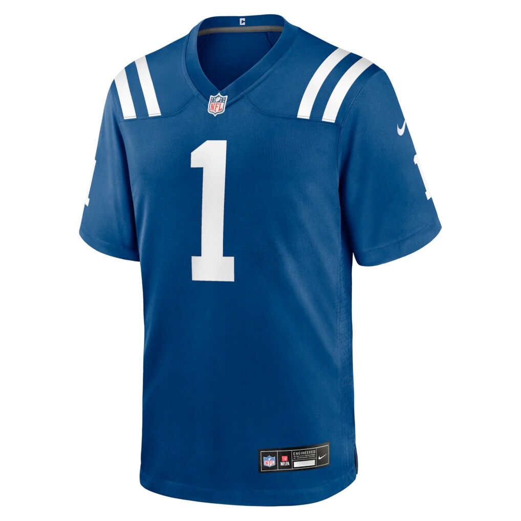 Number 1 Groom Indianapolis Colts Nike Game Jersey - Royal