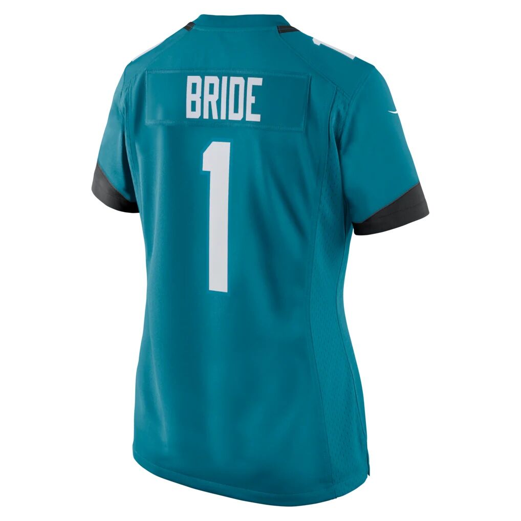 Number 1 Bride Jacksonville Jaguars Nike Women's Game Jersey