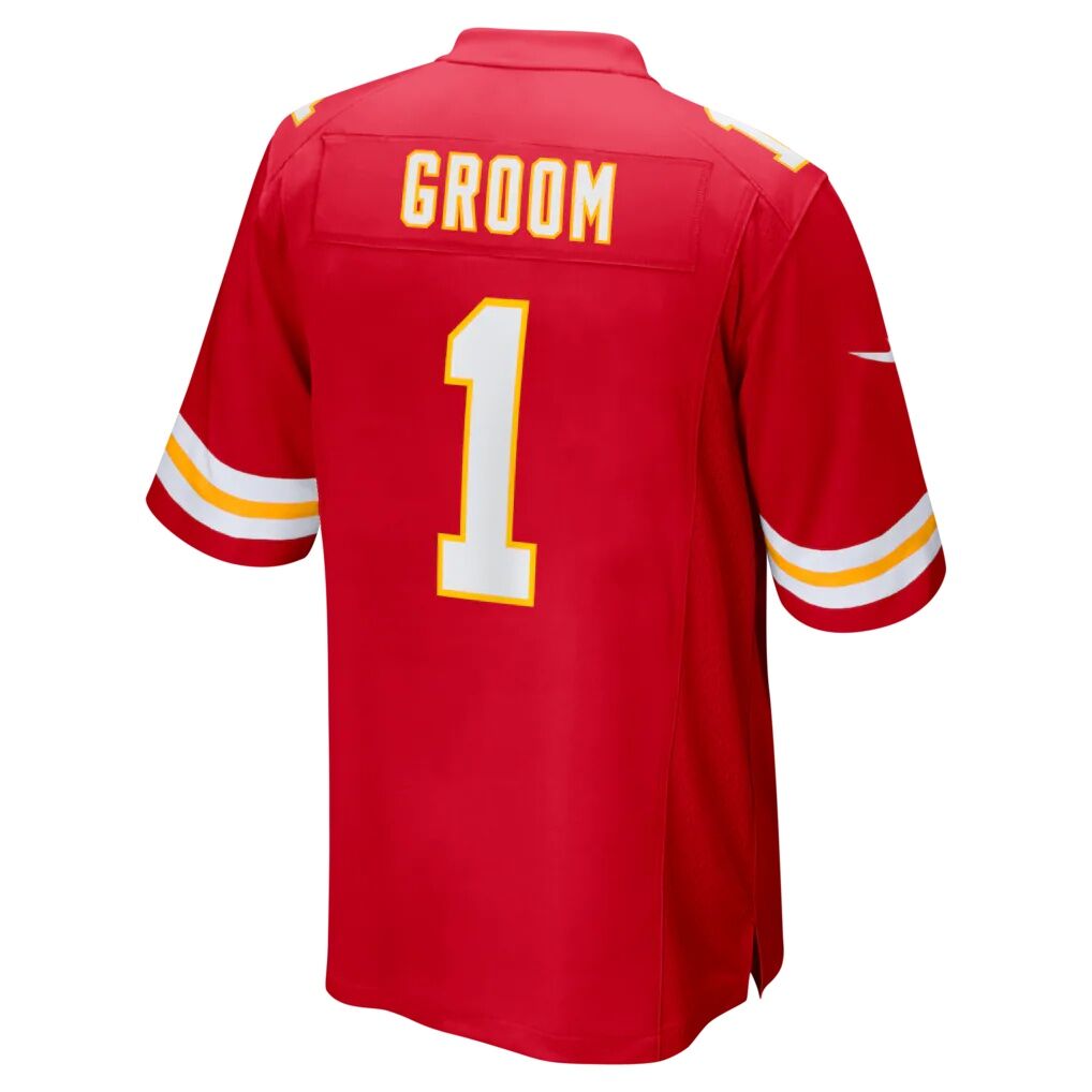 Number 1 Groom Kansas City Chiefs Nike Game Jersey