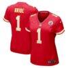 Number 1 Bride Kansas City Chiefs Nike Women's Game Jersey - Red - Front View