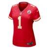 Number 1 Bride Kansas City Chiefs Nike Women's Game Jersey - Red - Side View