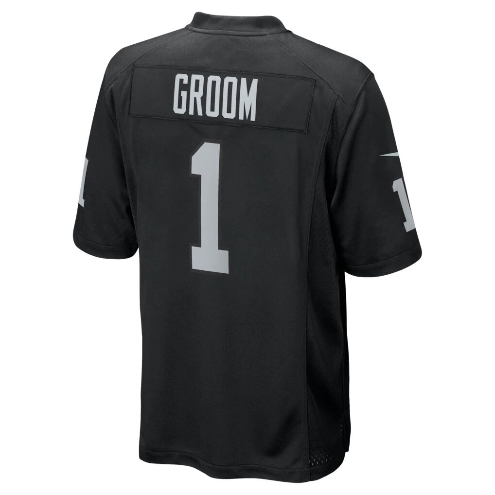 Number 1 Groom Las Vegas Raiders Nike Game Jersey