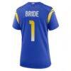 Number 1 Bride Los Angeles Rams Nike Women's Game Jersey - - Detail View