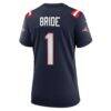 Number 1 Bride New England Patriots Nike Women's Game Jersey - Navy - Detail View