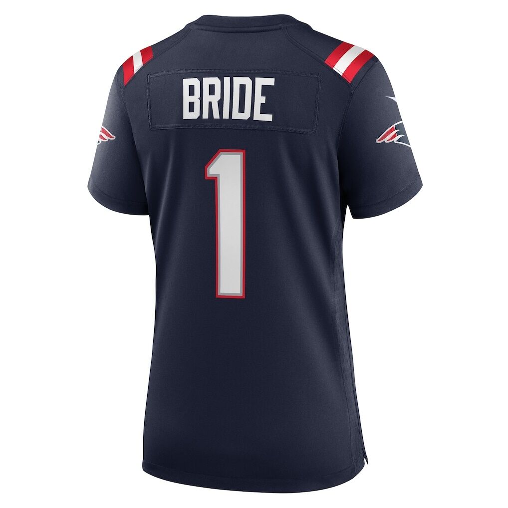 Number 1 Bride New England Patriots Nike Women's Game Jersey