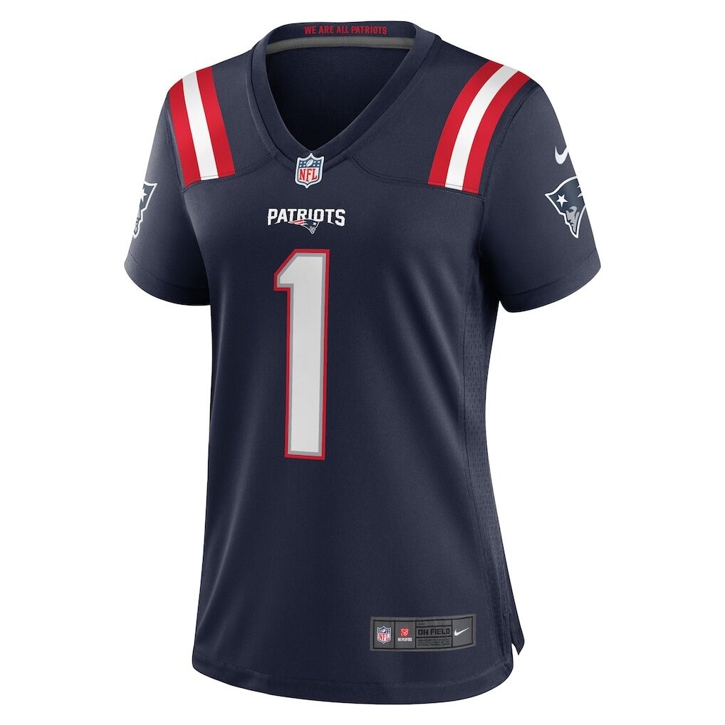 Number 1 Bride New England Patriots Nike Women's Game Jersey