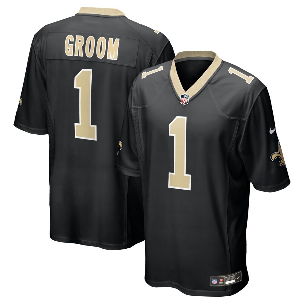 Number 1 Groom New Orleans Saints Nike Game Jersey