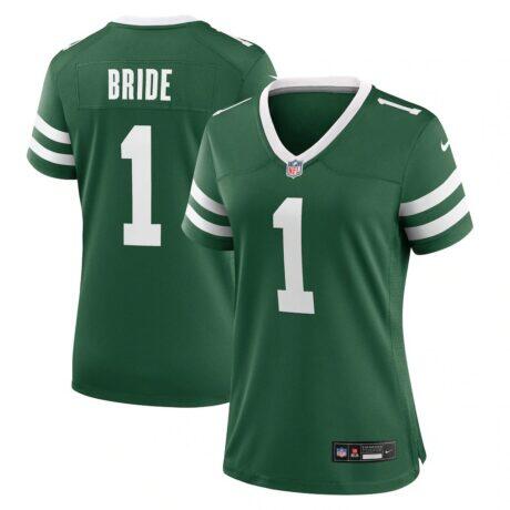 Number 1 Bride New York Jets Nike Women's Game Jersey - - Front View