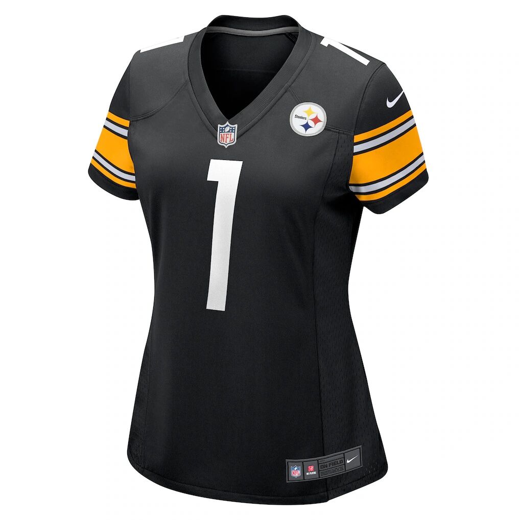 Number 1 Bride Pittsburgh Steelers Nike Women's Game Jersey