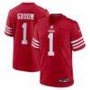 Number 1 Groom San Francisco 49ers Nike Game Jersey - - Front View