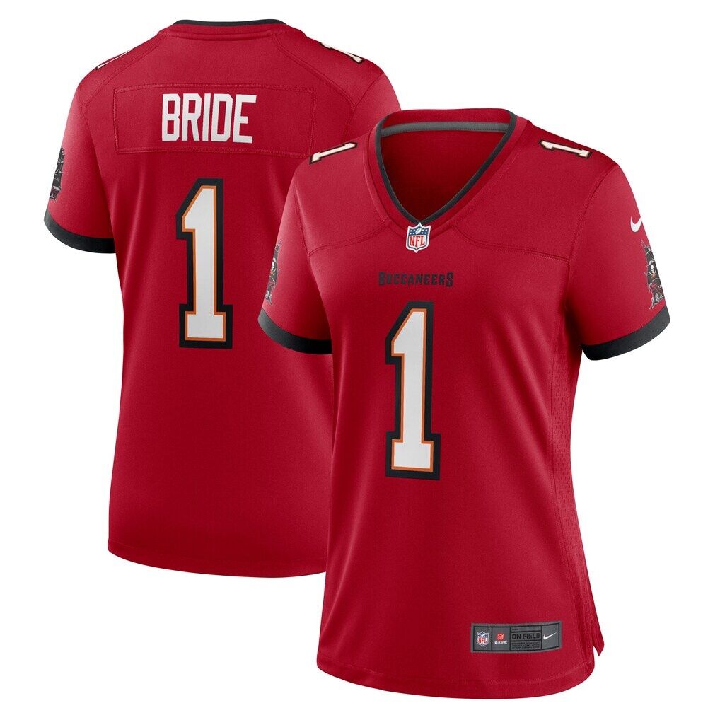 Number 1 Bride Tampa Bay Buccaneers Nike Women's Game Jersey