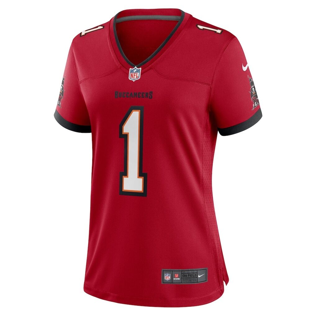 Number 1 Bride Tampa Bay Buccaneers Nike Women's Game Jersey