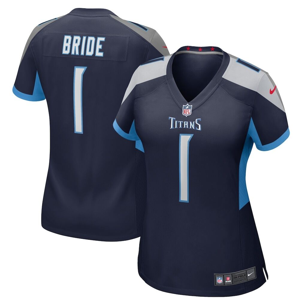 Number 1 Bride Tennessee Titans Nike Women's Game Jersey