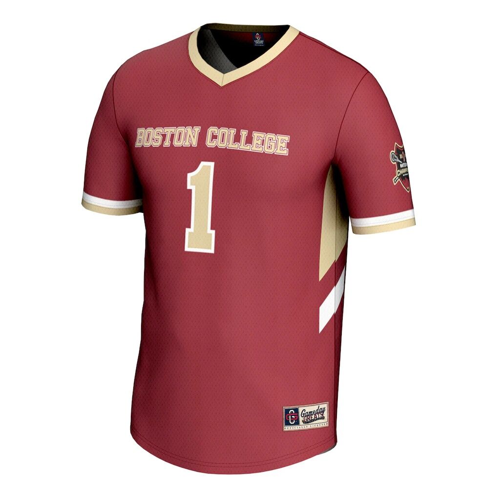Boston College Eagles GameDay Greats Youth 2024 NCAA Women's Lacrosse National Champions Lightweight Fashion Jersey - Maroon