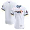 Houston Astros Nike 2025 City Connect Elite Jersey - White - Front View