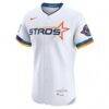 Houston Astros Nike 2025 City Connect Elite Jersey - White - Side View