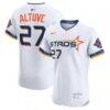 Jose Altuve Houston Astros Nike 2025 City Connect Elite Player Jersey - White - Front View