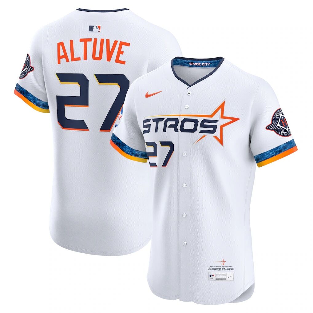 Jose Altuve Houston Astros Nike 2025 City Connect Elite Player Jersey