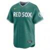 Boston Red Sox Nike City Connect Limited Jersey - Green - Side View