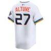 Jose Altuve Houston Astros Nike 2025 City Connect Limited Player Jersey - White - Alt2